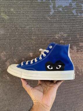 Converse Chuck 70 Hi x Comme des Garçons PLAY 'Blue Quartz' High-Top Sneakers